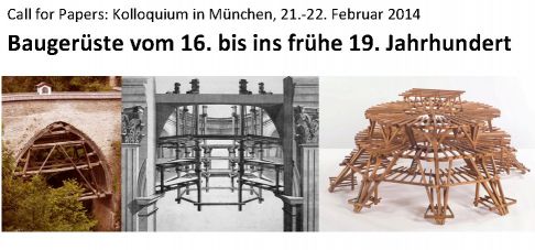 Baugerüste vom 16. bis ins frühe 19. Jahrhundert